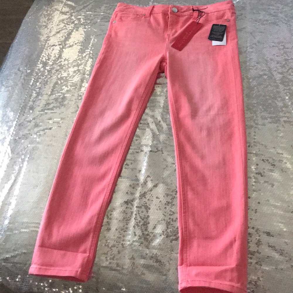 Pastel Orange Jeans